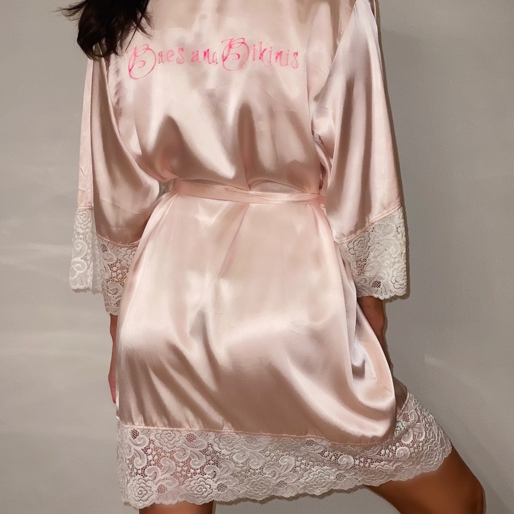 SILK ROBE - Picture 2 of 4